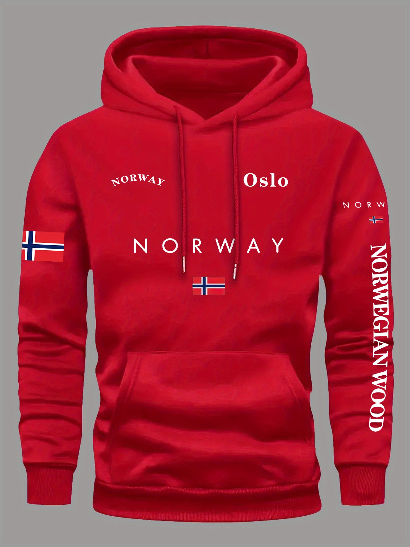 Outdoor Adventure Outfit - NOORWEGEN Vlag Hoodies Mannen Vrouwen Outdoor
