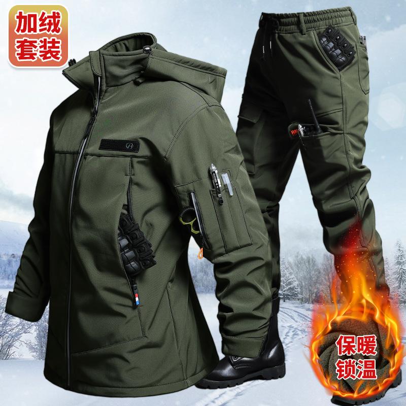 Outdoor Adventure Trips - Herfst en winter fluwelen waterdichte tactische