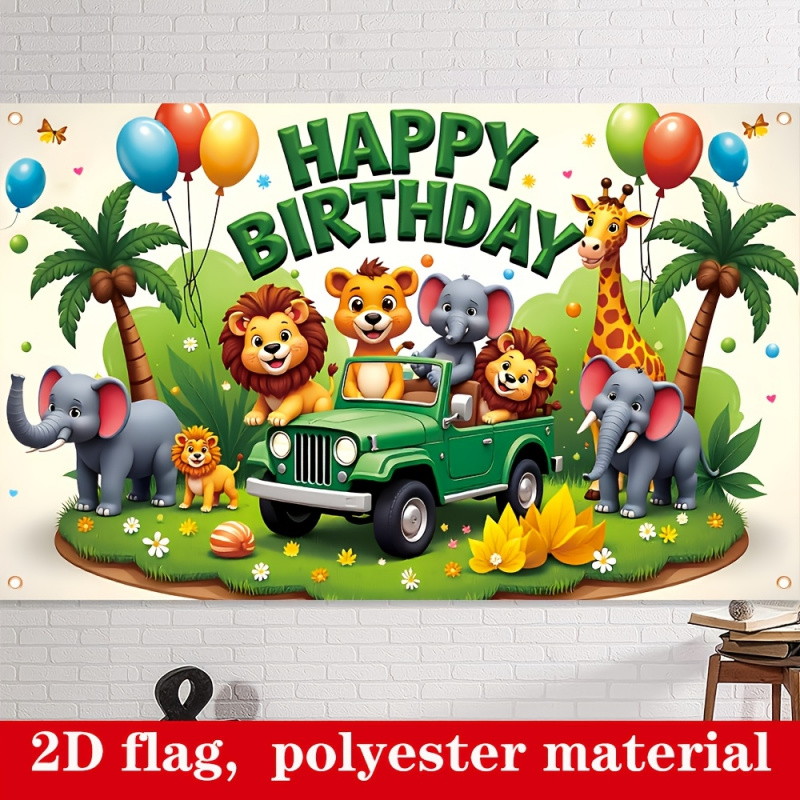 1 stuk, 2D plat, Jungle Advent - Outdoor Adventure Birthday Party recensie en prijs
