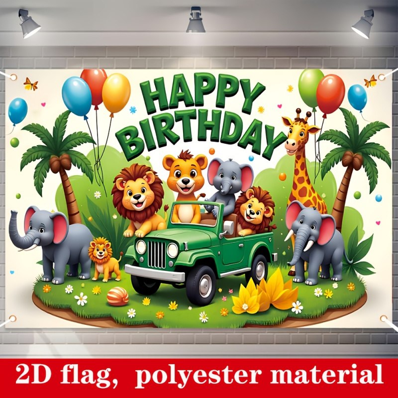 1 stuk, 2D plat, Jungle Advent - Outdoor Adventure Birthday Party recensie en prijs