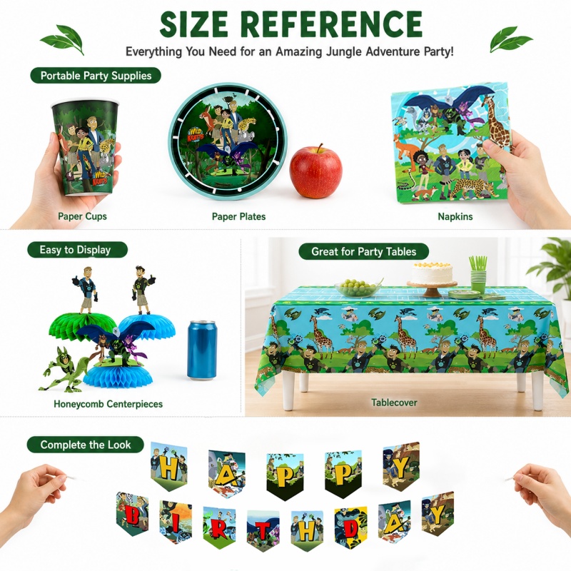 Wild Kratts Verjaardagspicknic - Outdoor Adventure Birthday Party recensie en prijs